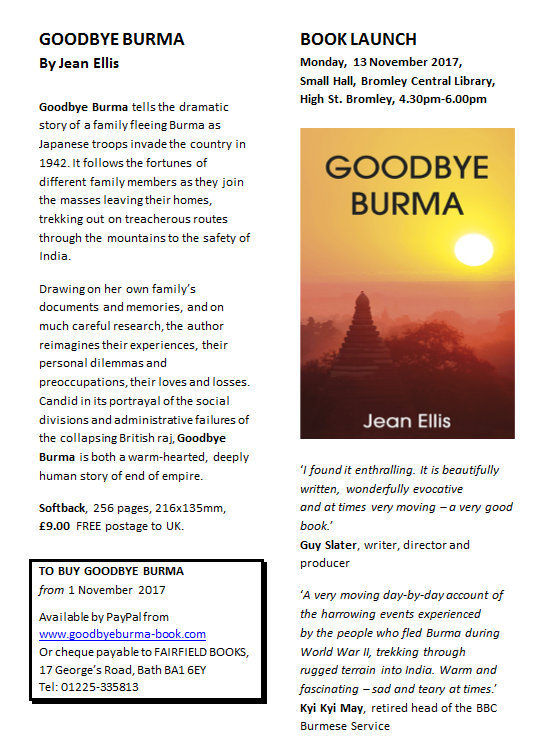 Goodbye Burma